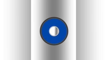 blue and white 3d illustration