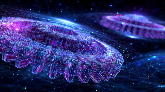 Exploring quantum computing investment strategies technology sector digital innovation cosmic environment futuristic view