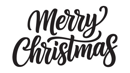 Elegant Merry Christmas lettering design perfect for festive cards greetings winter holidays season celebrations typography script font calligraphy