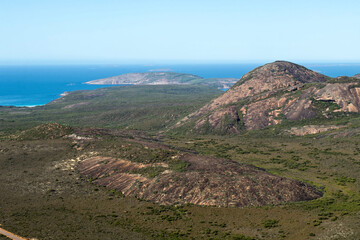 Cape Le Grand Coastal Landscape from Frenchman Peak Summit Trail, Esperance region, Western...