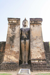 a giant buddha statue 