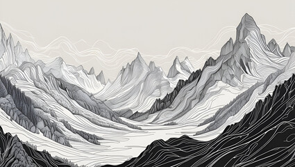 Highly Detailed and Intricately Designed Mountain Ornament

