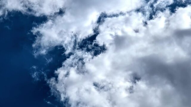 Sky with some Clouds in lower Bavaria Germany