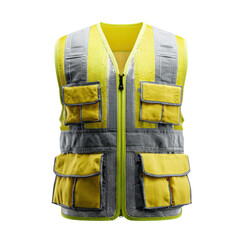 High-Visibility Safety Vest with Multiple Pockets