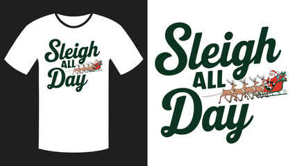 Playful Christmas T-Shirt Design with Humorous Quotes and Festive Vibes