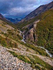 amazing beautiful patagonia nature in summer