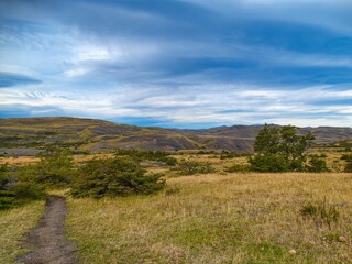 amazing beautiful patagonia nature in summer