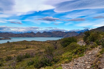 Obraz premium amazing beautiful patagonia nature in summer