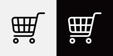 オンラインストアなどで使えるショッピングカートアイコン
