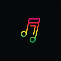 Music notes icon set. Musical key symbols. Music notes symbol vector illustration.