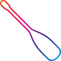 Crossed canoe paddles vector icon, Crossed boat paddles vector icon set. Water oars icon. oars glyph