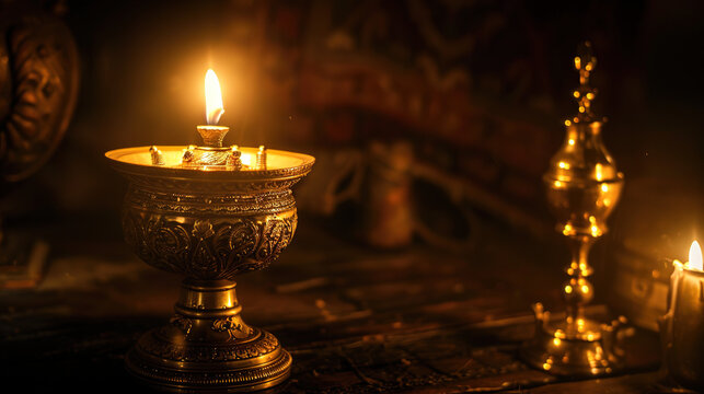 Golden film award trophy on dark velvet, celebrating achievement and recognition in entertainment industry, cinematic award ceremony concept.