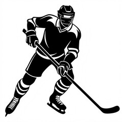 hockey player vector