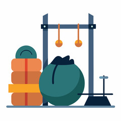 illustration of a fitness equipment