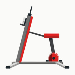 gym equipment isolated on white