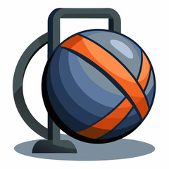 ball, basketball, sport, football, soccer, equipment, sports, 3d, game, icon, orange, sphere, tennis, object, play, illustration, fun, vector, symbol, volleyball, baseball, rugby, design, competition