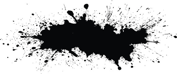 Abstract Paint Splat – Ink, Artistic Creativity, Splatter, Messy Texture, Expression