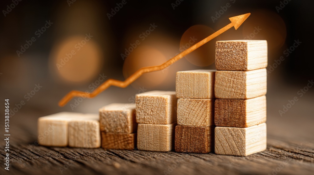 Poster an organized stack of wooden blocks symbolizing the importance of capturing performance trends and s