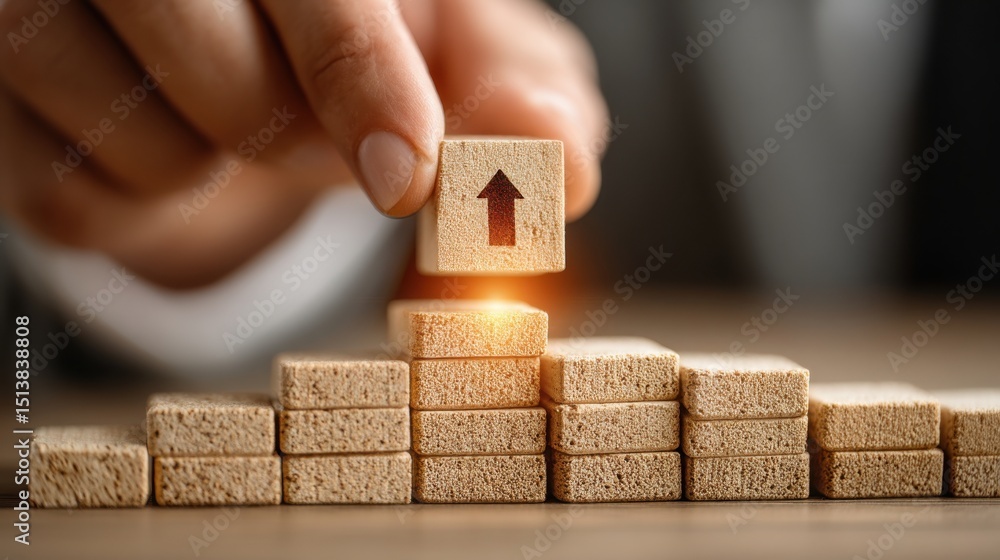 Poster person placing a block of bread to symbolize managing input and controlling resources for team nouri
