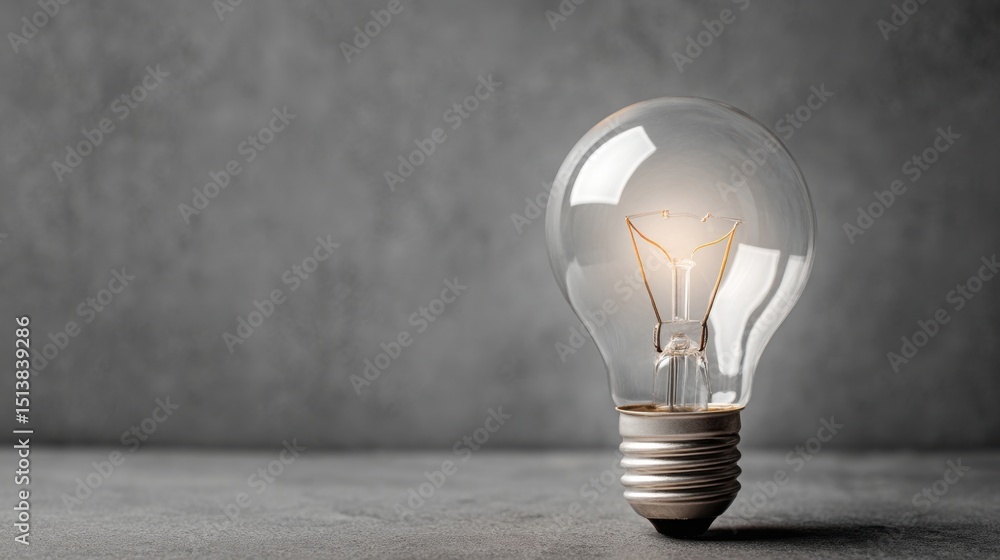 Poster light bulb positioned on a table representing the concept of maximizing output from the same inputs 