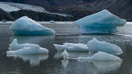 beautiful amazing glacier landscape in los glaciares national patk patagonia