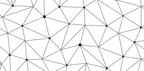 black network. futuristic connection technology background with dots and lines for desktop. Structure molecule and communication. Template for science technology presentation, Vector illustration.	