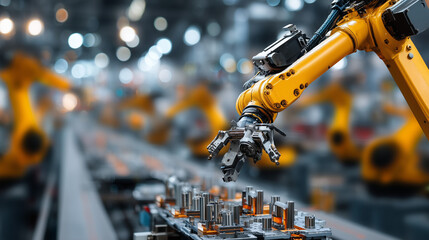 modern manufacturing in the factory