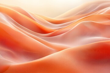 Obraz premium Abstract orange flowing waves