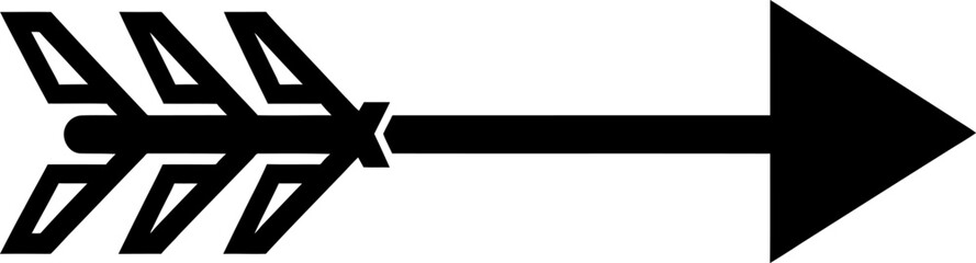 Fototapeta premium Arrow Icon Vector Designs. Decorative Arrow. Vintage and Modern Arrow