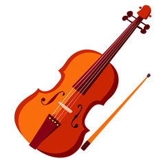 Fototapeta premium violin isolated on white