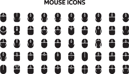 Fototapeta premium Simple mouse icon design for digital projects and websites a single icon in an icon set