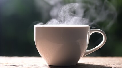 coffee cup, steamed hot coffee, coffee mug