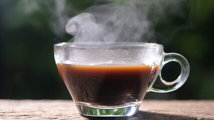 coffee cup, steamed hot coffee, coffee mug