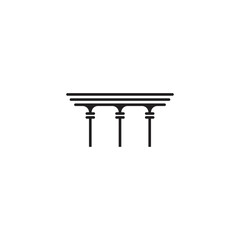 Column pillar minimal logo design.