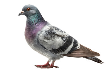 Naklejka premium Pigeon Isolated on Transparent Background