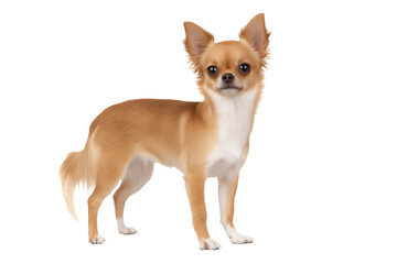 Obraz premium Tiny Pet Chihuahua Full Body on White Background