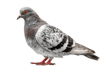 Obraz premium Flying Pigeon with No Background