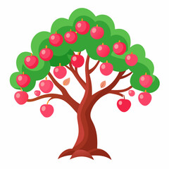 apple tree with flowers