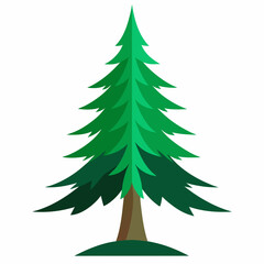 Fototapeta premium christmas tree vector