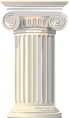 Pillar and column, Roman or Greek vector. Stone ancient architecture. 3d Marble temple, antique white building set. Pillar from Greece, Rome. Sculpture, vase, pillar design. ornate, antique, column, 