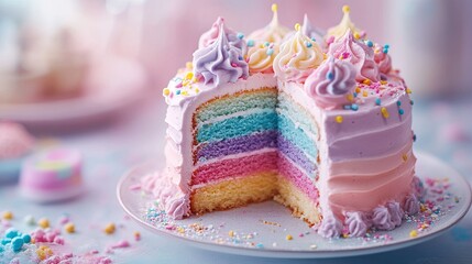 birthday cake with candles Magical Cake Fantasy
