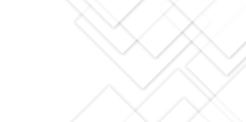 Abstract background seamless with lines and technology square triangle geometric texture background. White geometric minimal and rectangle shape banner design. Modern background used about technology.