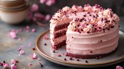 vanilla ice cream with chocolate Magical Cake Fantasy