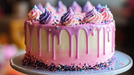birthday cake with candles Magical Celebration Cake