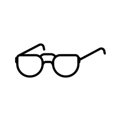 Fototapeta premium Sunglasses icon. Dark Glasses Icon. Black sunglass, mens glasses silhouette vector design and illustration.