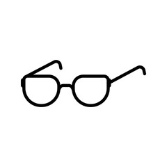 Fototapeta premium Sunglasses icon. Dark Glasses Icon. Black sunglass, mens glasses silhouette vector design and illustration.