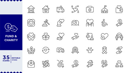  Pixel Perfect,,Fund & Charity icon set,Fund,CharityVolunteering and donation icons for web and mobile app. Help, caring, solidarity, alms,