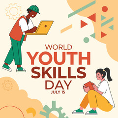 World Youth Skills Day Banner Design &ndash; Celebrate Youth Empowerment and Skill Development
