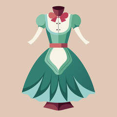 girl in a dress