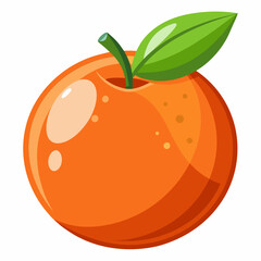 range or Grapefruit Sliced Fruit Icon Vector